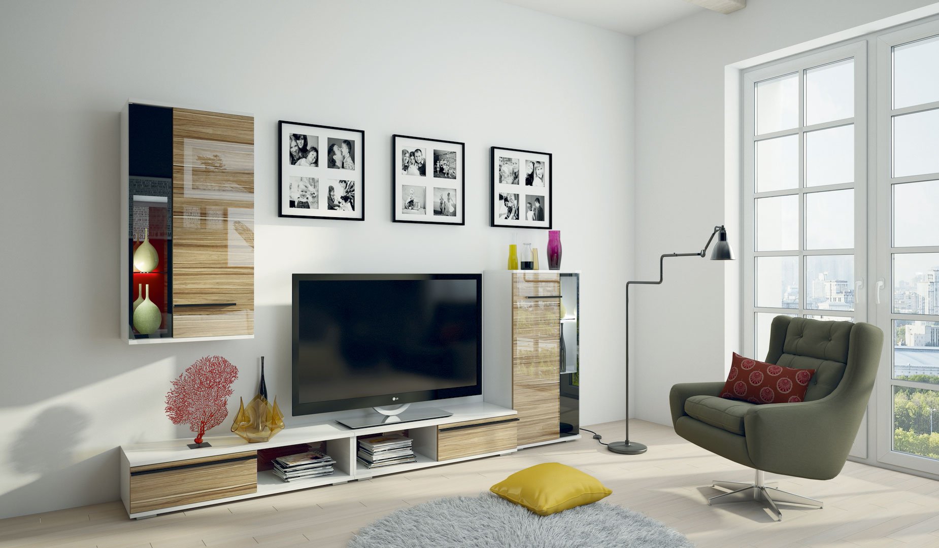 Мебель для Гостиная Бланш16 - Rioka MEBEL